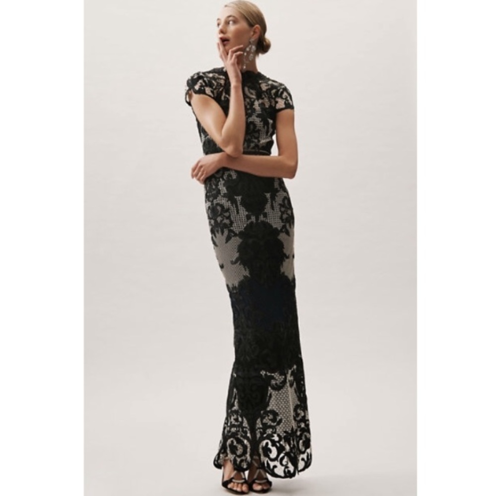 NWT Anthropologie BHLDN Marchesa Notte Waldon Dress 8 - Picture 1 of 17